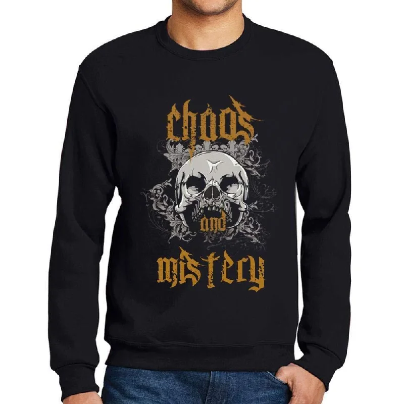 Special Buy Ultrabasic - Homme Imprimé Graphique Sweat-Shirt Chaos and Mistery Noir Profond Special Buy Ultrabasic - Homme Imprimé Graphique Sweat-Shirt Chaos and Mistery Noir Profond