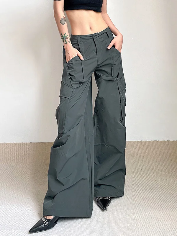 Unmissable Sale Solo Ovesized Graceful Cargo Parachute Pants