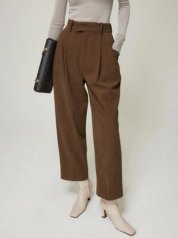 Weekend Specials to Celebrate Caramel Smart Cropped Trendy Straight Leg Pants