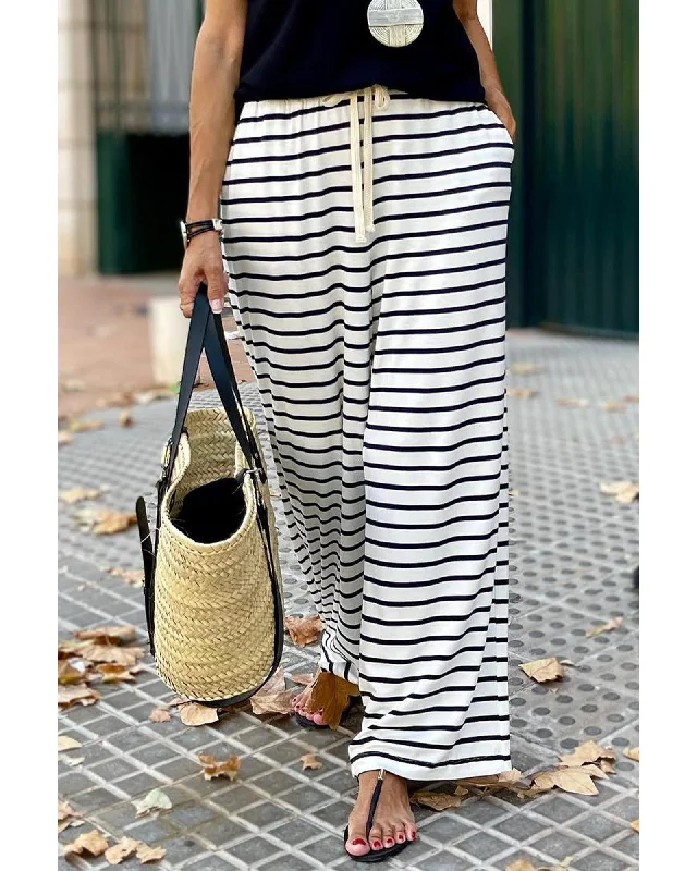 Weekend Bargains to Celebrate Azura Exchange Striped Wide Leg Pants - S