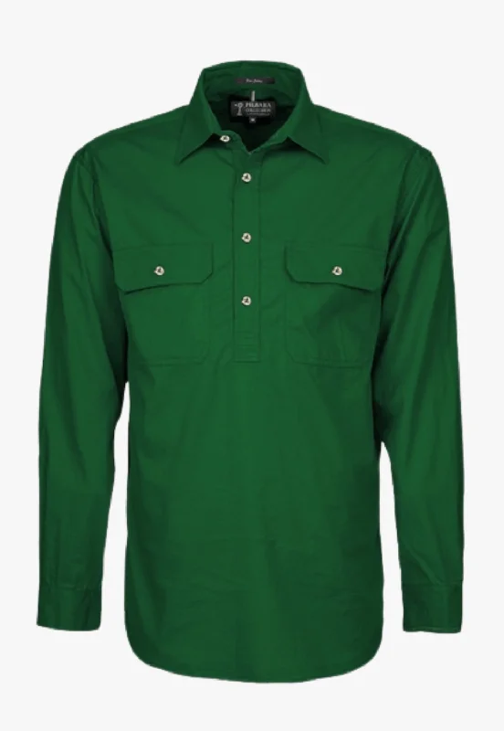 Limited Time Offer Pilbara Mens Closed Front Work Shirt RM200CF