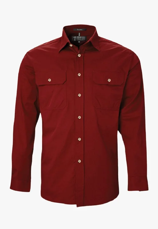 Warehouse Sale Pilbara Mens Open Front Shirt RM500BT
