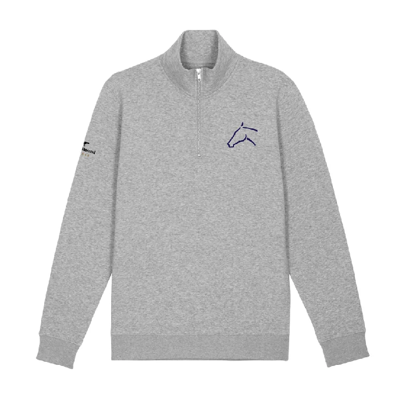Today Only AACCP Classic Grey 1/4 Zip Sweatshirt