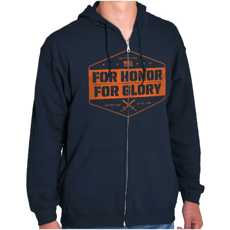 Act Fast For Honor and Glory Zip Hoodie