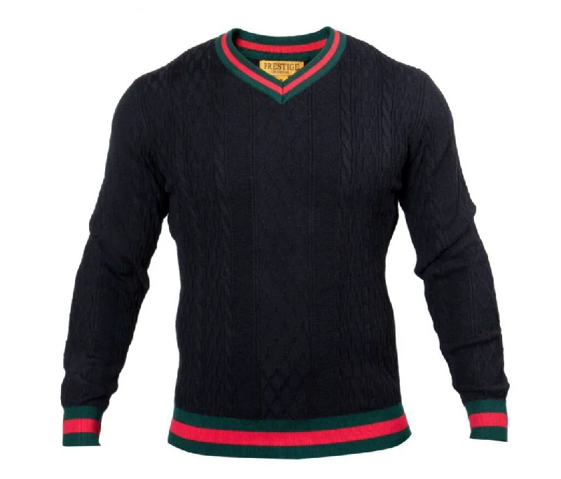 Unbeatable Prices Prestige V Neck Wool Blend Sweater