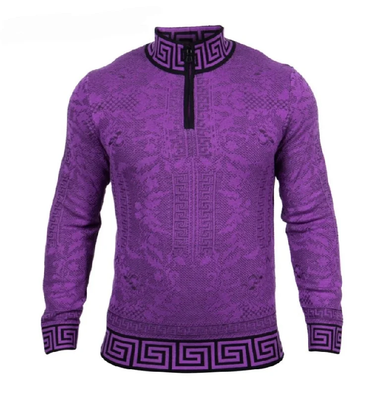 Midnight Madness Prestige High Neck Wool blend Sweater