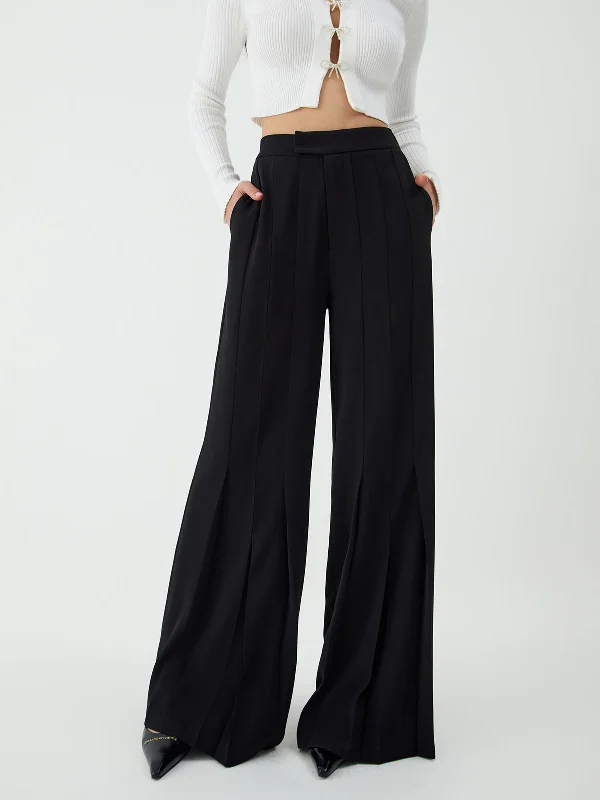 Super Savings Pleated Wide Graceful Leg Pants