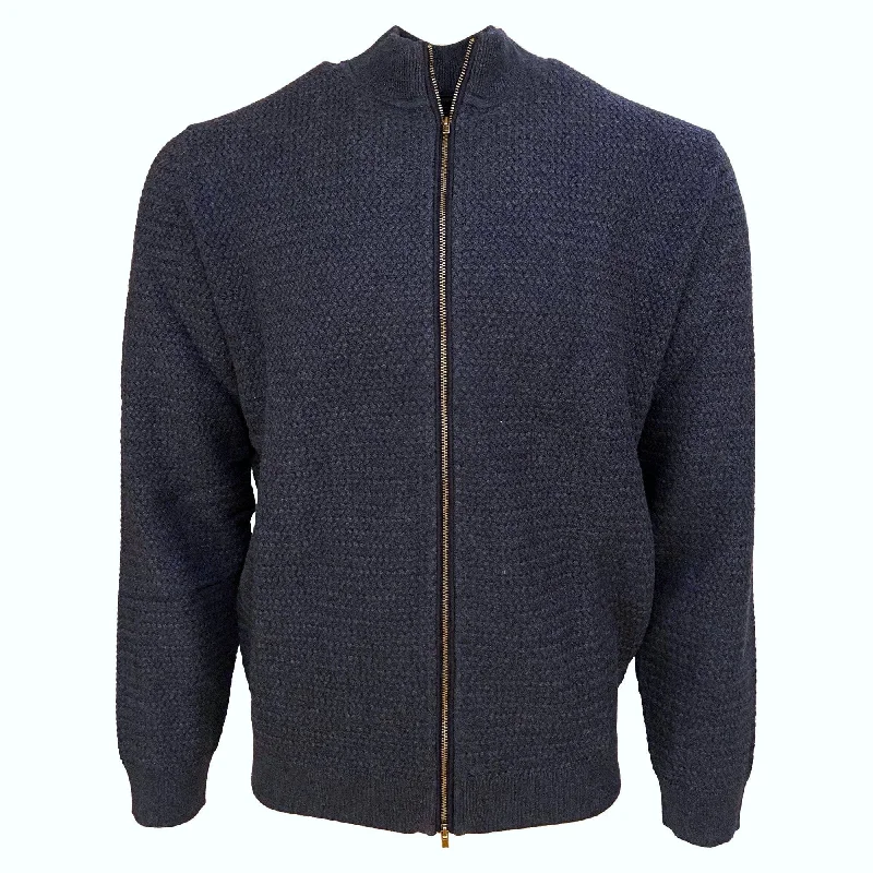 Weekend-Only Price Drops Stay Cozy and Stylish with a Blue Full Zip 100% Cotton Mock Neck Weekend-Only Price Drops Stay Cozy and Stylish with a Blue Full Zip 100% Cotton Mock Neck