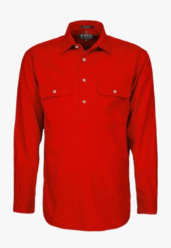 Unmissable Offer Pilbara Mens Closed Front Work Shirt RM200CF