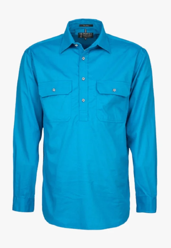 Clearance Sale Pilbara Mens Closed Front Work Shirt RM200CF