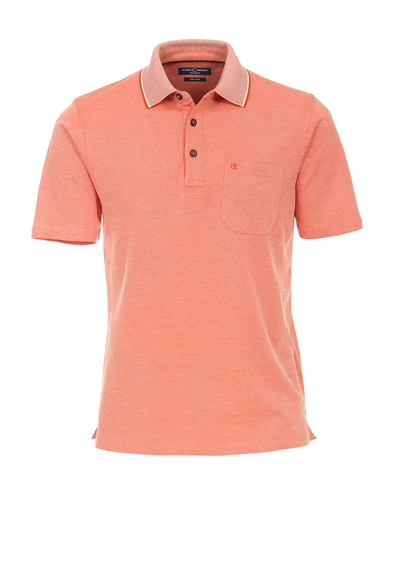 Half Price Casa Moda Polo Shirt, Red Clay