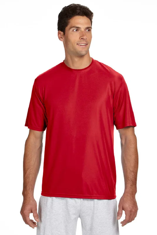 Weekend Specials to Enjoy A4 Mens Performance Moisture Wicking Short Sleeve Crewneck T-Shirt - Scarlet Red Weekend Specials to Enjoy A4 Mens Performance Moisture Wicking Short Sleeve Crewneck T-Shirt - Scarlet Red