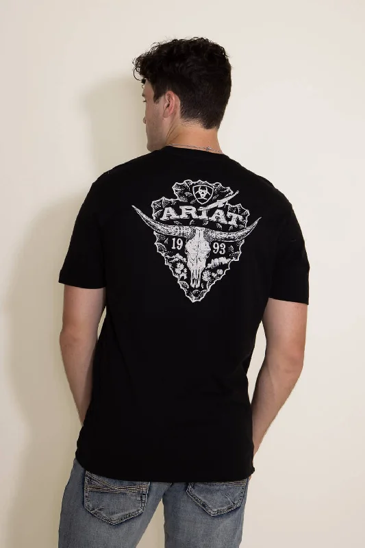 Today’s Deal Ariat Arrowhead T-Shirt for Men in Black  | 10042635-BLACK
