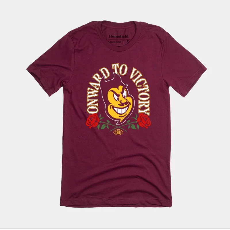 Steal Deal ASU 87 Roses Tee MRN