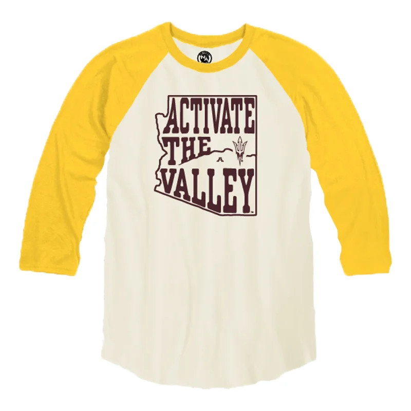 Steals and Deals ASU ATV Raglan Tee W/G