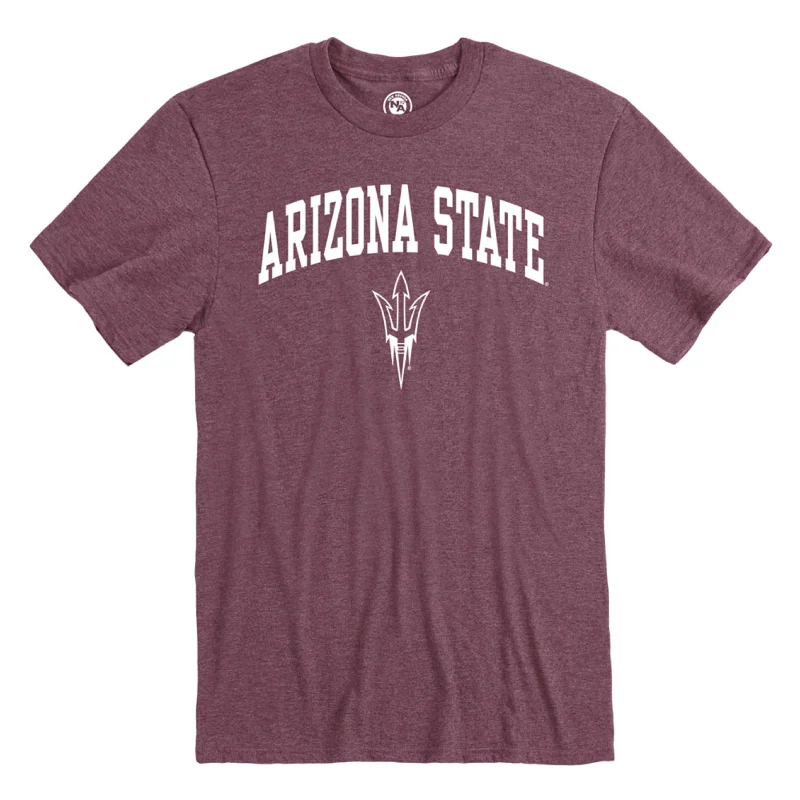 Flash Deal ASU Arch Fork Tee MRN