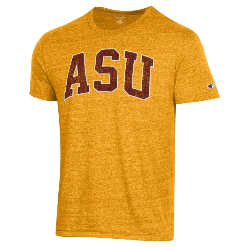 Markdown Sale ASU Arch Tri-Blend Tee GLD