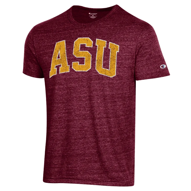 New Deal ASU Arch Tri-Blend Tee MRN