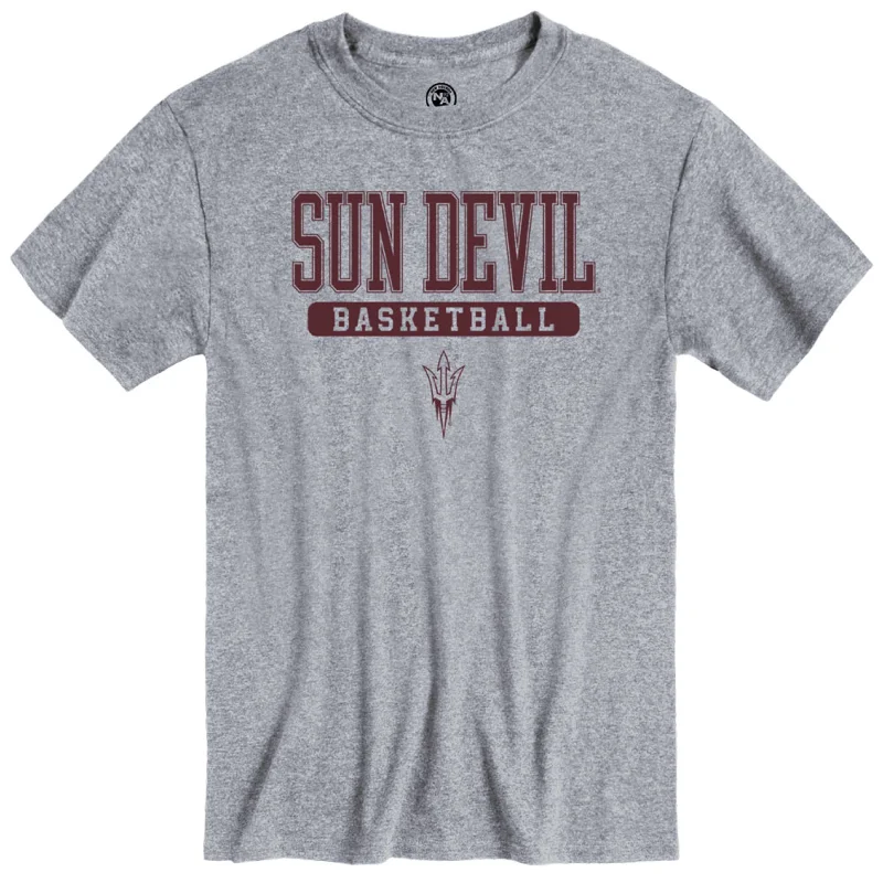 Year-End Sale ASU Basketball NA Sport Tee GRY
