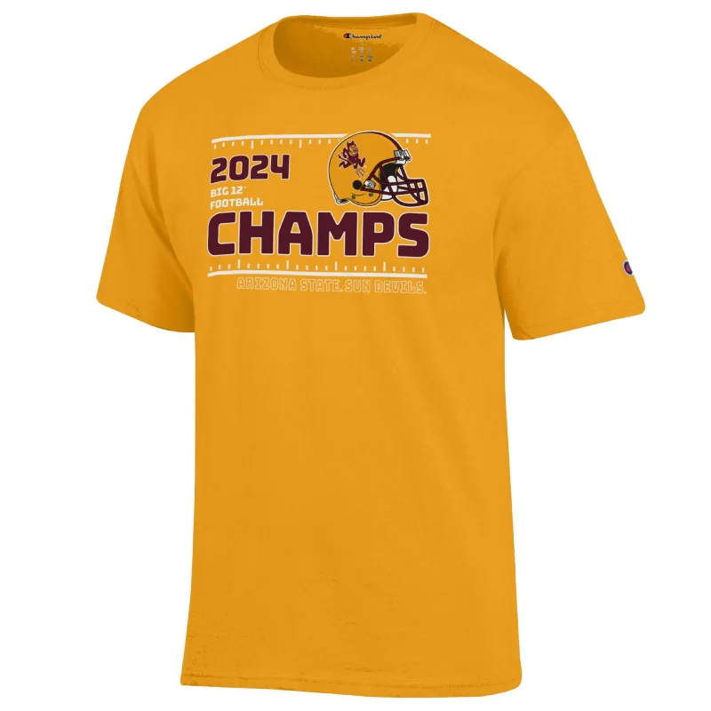 Weekend Specials Just for You ASU Big XII Champions Helmet Tee GLD