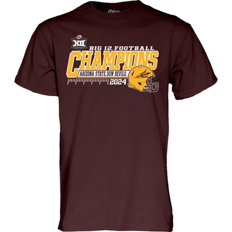 Celebrate the Weekend with Discounts ASU Big XII Champs Locker Room Tee MRN