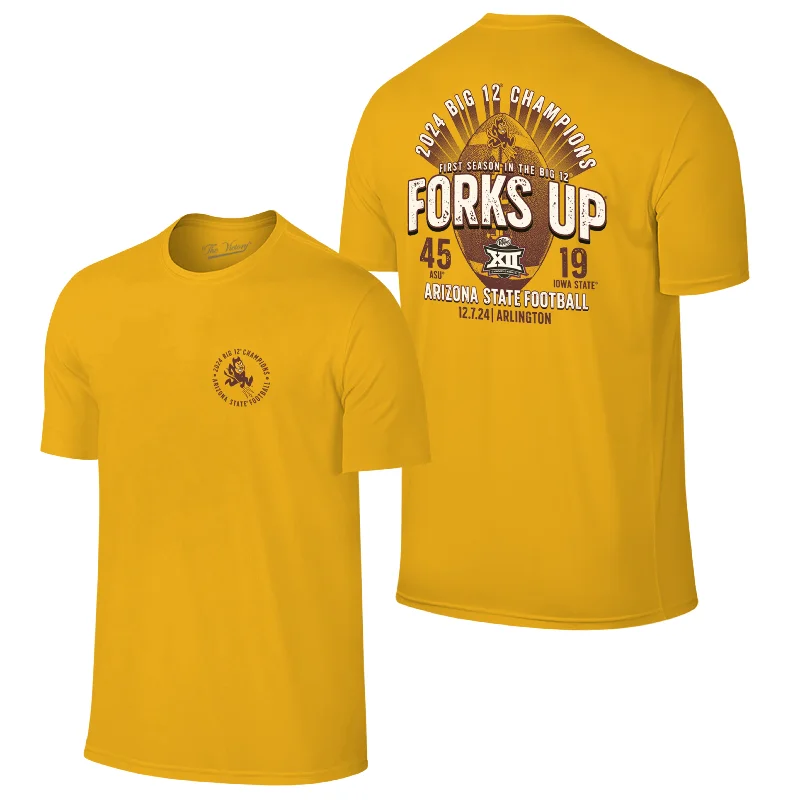 Weekend Discounts You Deserve ASU Big XII Champs Score Tee GLD