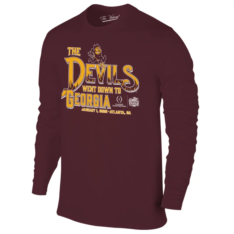 Weekend Offers That Impress ASU DWDTG Peach Bowl L/S Tee MRN