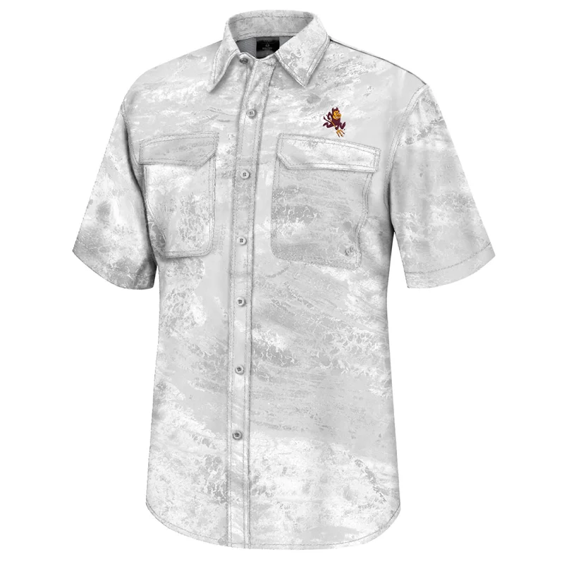 Midnight Madness ASU Huron Fishing Shirt WHT