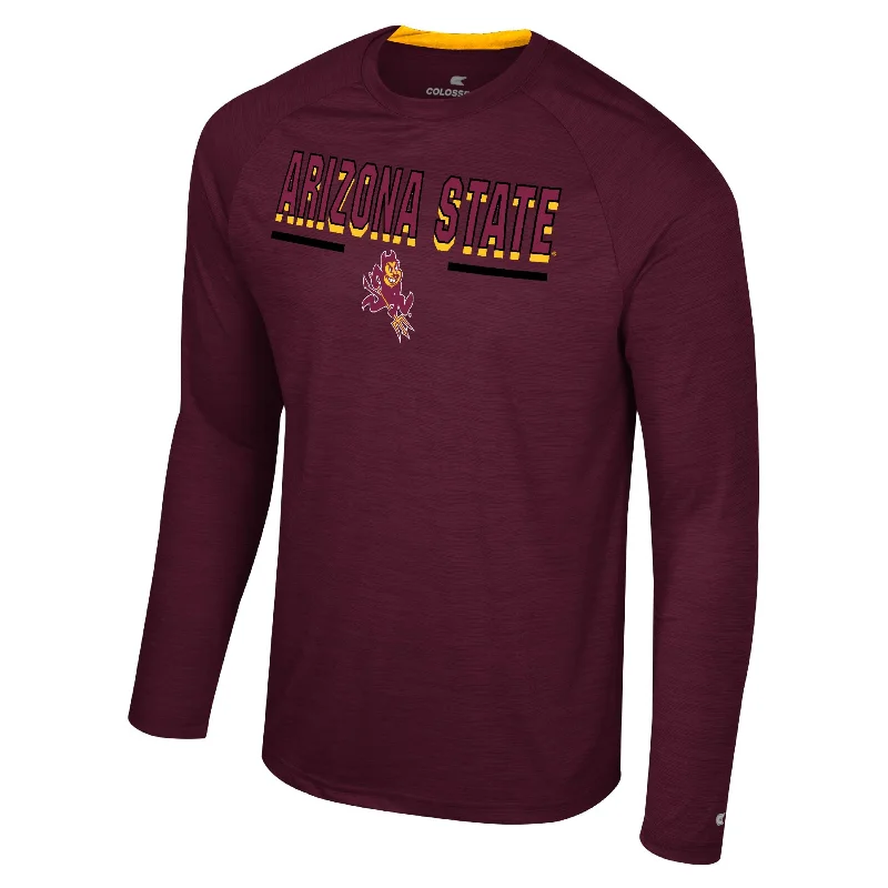 Markdown Madness ASU Langmore Marled L/S Tee MRN