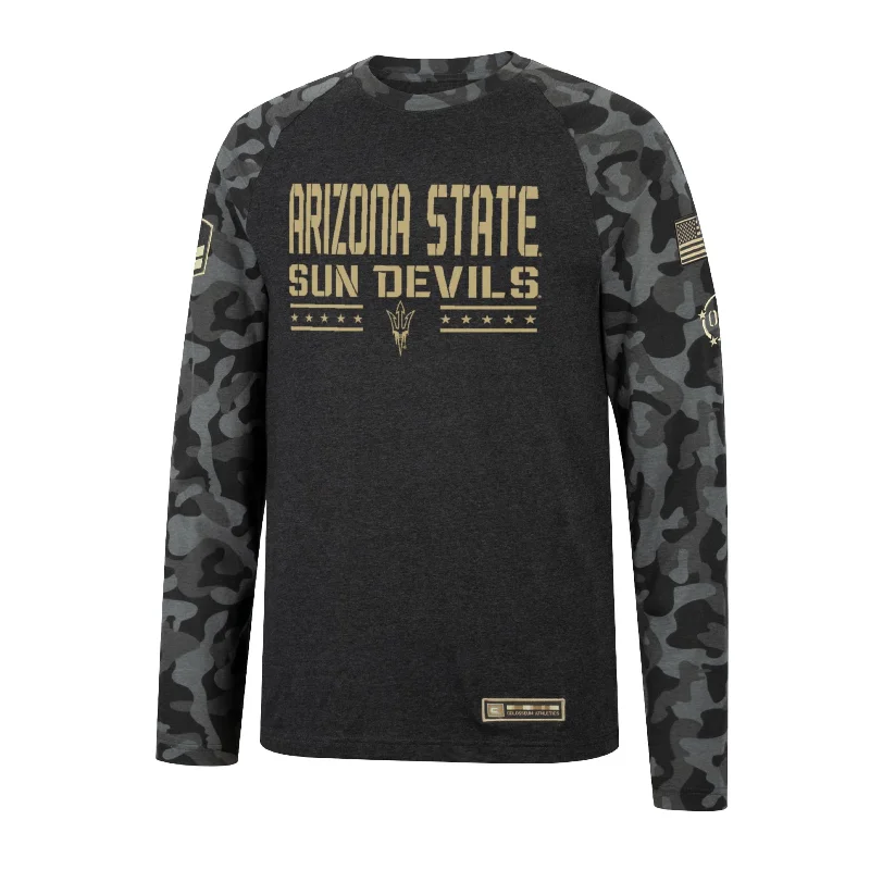 Shop and Save ASU OHT Ozone L/S Raglan Tee BLK