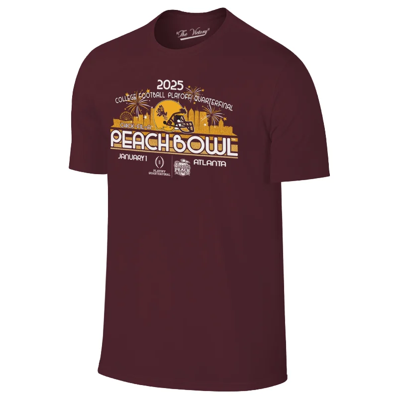 TIME-Limited Offer ASU Peachbowl CFP Tee MRN