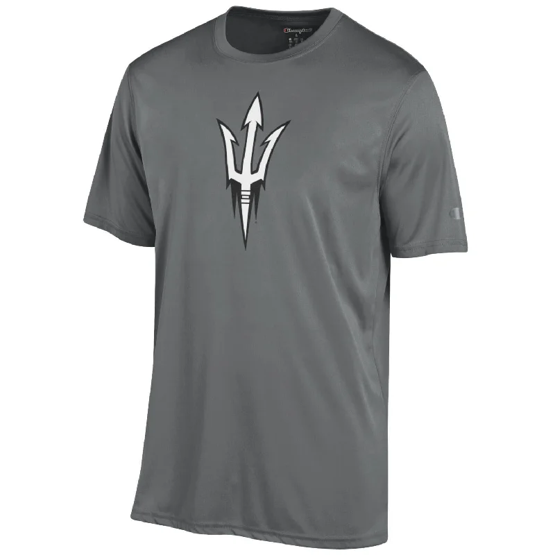YEAR-End Sale ASU Pitchfork Athletic Tee GRY