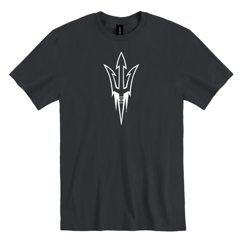 Big Savings ASU Pitchfork Outline NA Tee BLK
