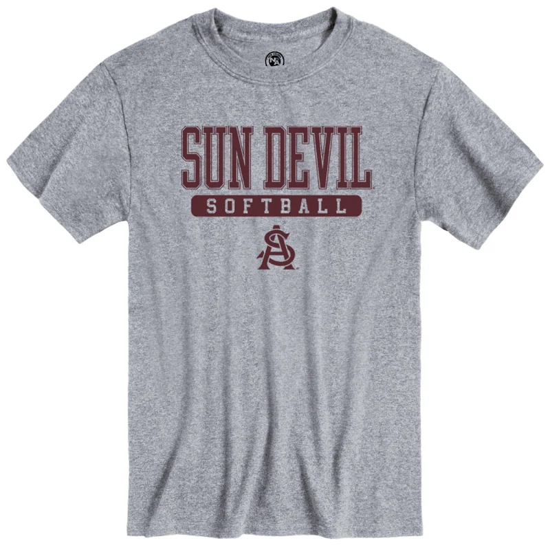 Online Specials ASU Softball NA Sport Tee GRY