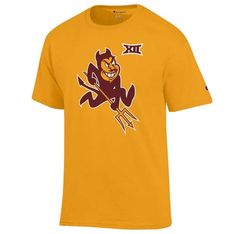 Act Now ASU Sparky Big 12 Tee GLD