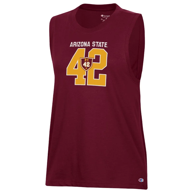 Lowest Rates ASU Tillman Ladies Tank MRN