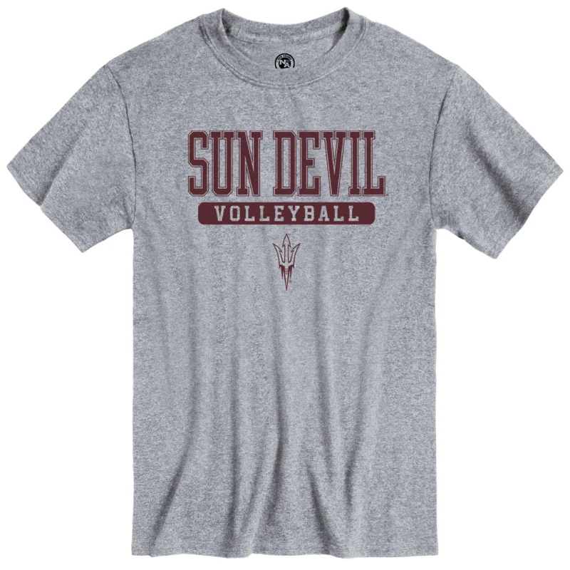 Pay Less ASU Volleyball NA Sport Tee GRY