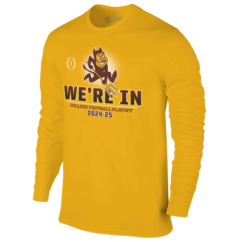The Best Deal ASU We're In CFP L/S Tee GLD