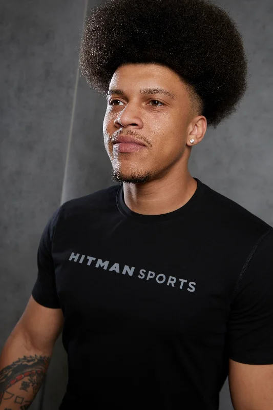 Best Bargains Black & Grey Hitman Sports T-Shirt