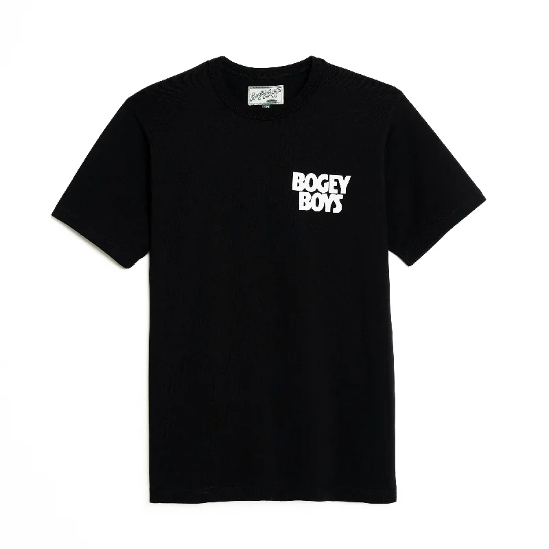 Last Chance Bold Stacked Logo T-Shirt - Black
