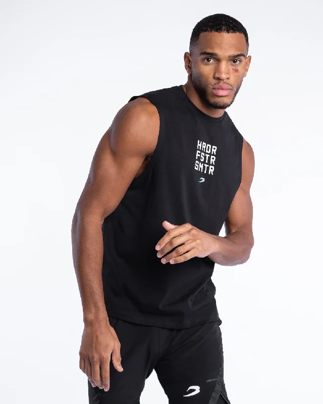 Special Discount HRDR FSTR SMTR Muscle Tank - Black