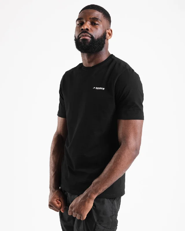 Weekend Deals That Amaze BOXRAW Logo T-Shirt - Black