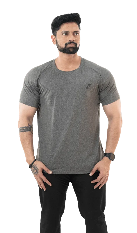 Special Discount Brown Melange Rag Tee