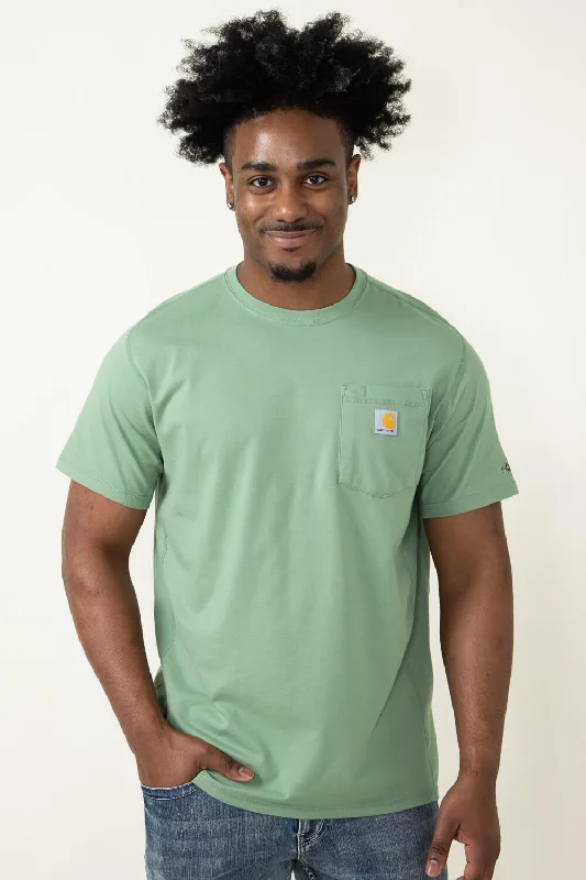 Take Advantage Carhartt Force Pocket T-Shirt for Men in Green | 106652-GF5-LODENFROST Take Advantage Carhartt Force Pocket T-Shirt for Men in Green | 106652-GF5-LODENFROST