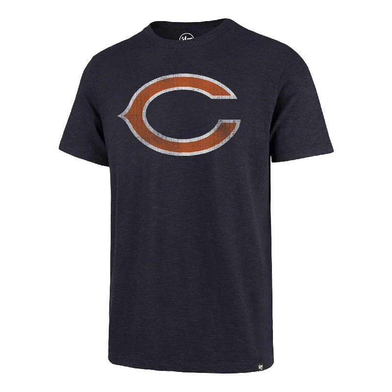 Weekend Shopping Bliss Chicago Bears Fall Navy "C" Grit Scrum T-Shirt