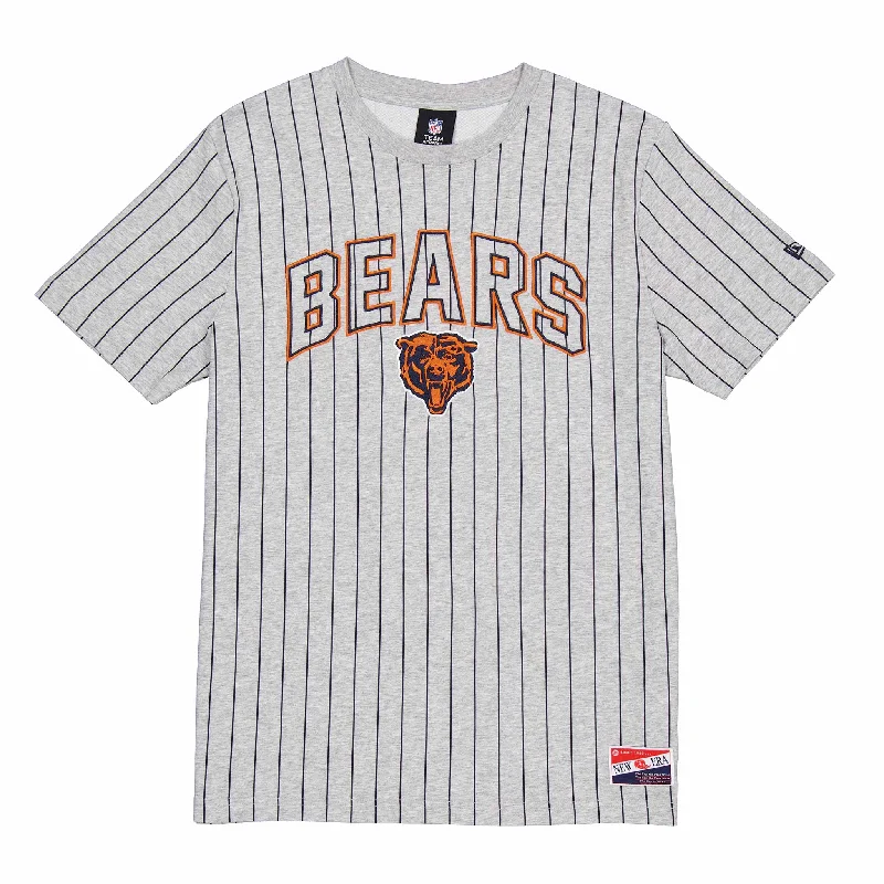 Super Sale Chicago Bears Grey Striped T Shirt