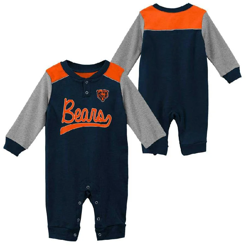 Act Fast Chicago Bears Newborn Scrimmage Coverall