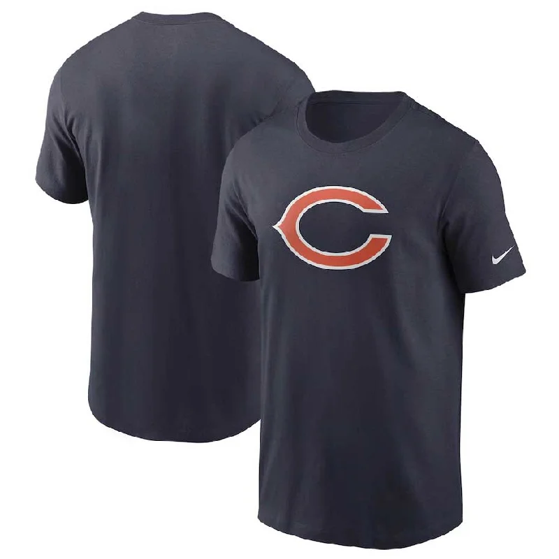 Big Discounts Chicago Bears Nike Navy Logo Essential T-Shirt