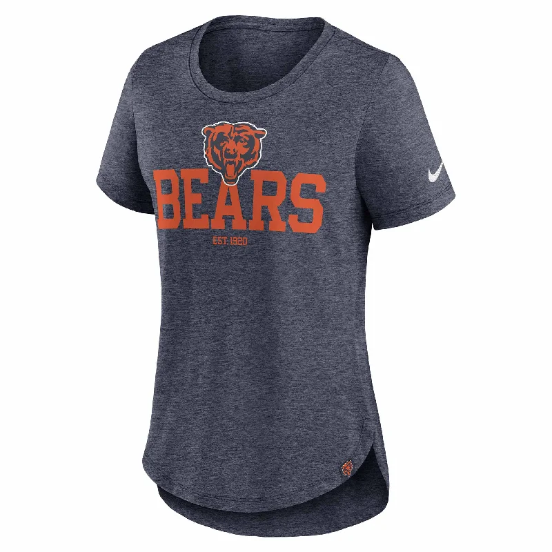 Value Deals Chicago Bears Nike Women's Tri-Blend Fashion T Shirt