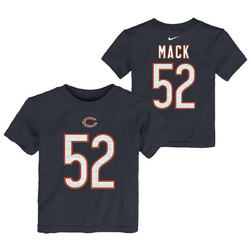 Final Clearance Chicago Bears Youth Khalil Mack With C Pride Name and Number Tee Shirt